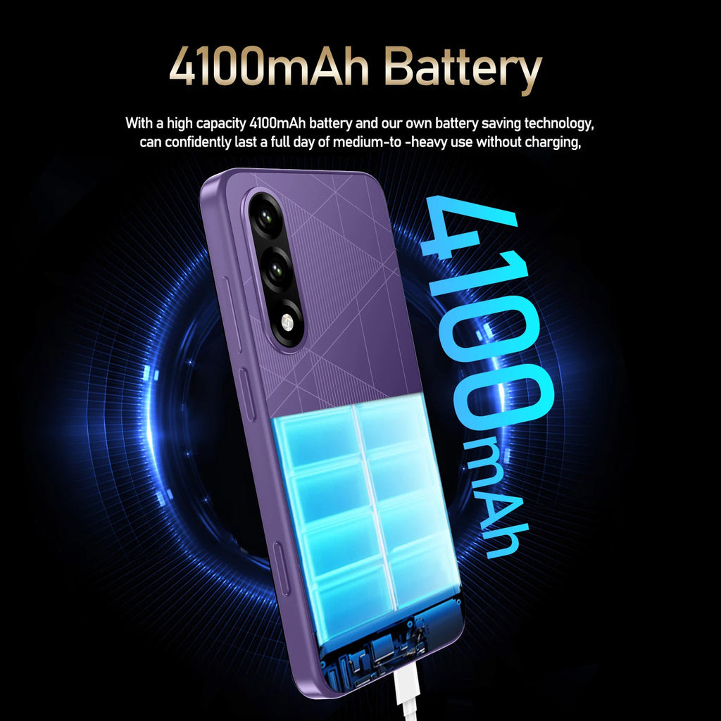 Fuffi S26 Pro Smartphone Android 24MP+48MP 8GB RAM 256GB ROM 5.3 inch Phone 720x1612HD 4100mAh 4G Network Mobile phone