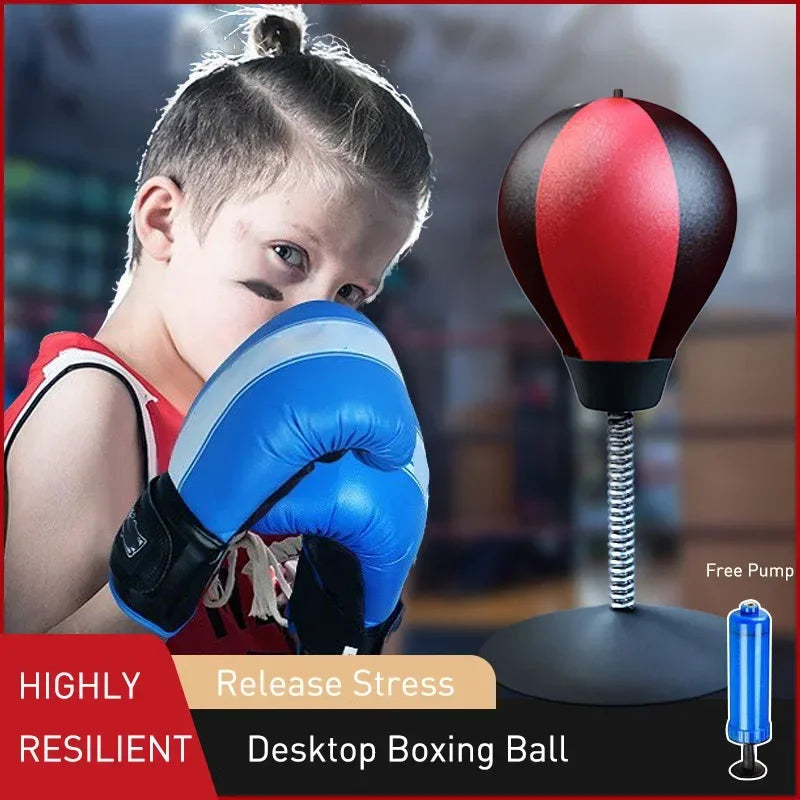 CowLost | activewear-pants-pu-desktop-boxing-ball-for-stress-relief-and-speed-reflex-training |2