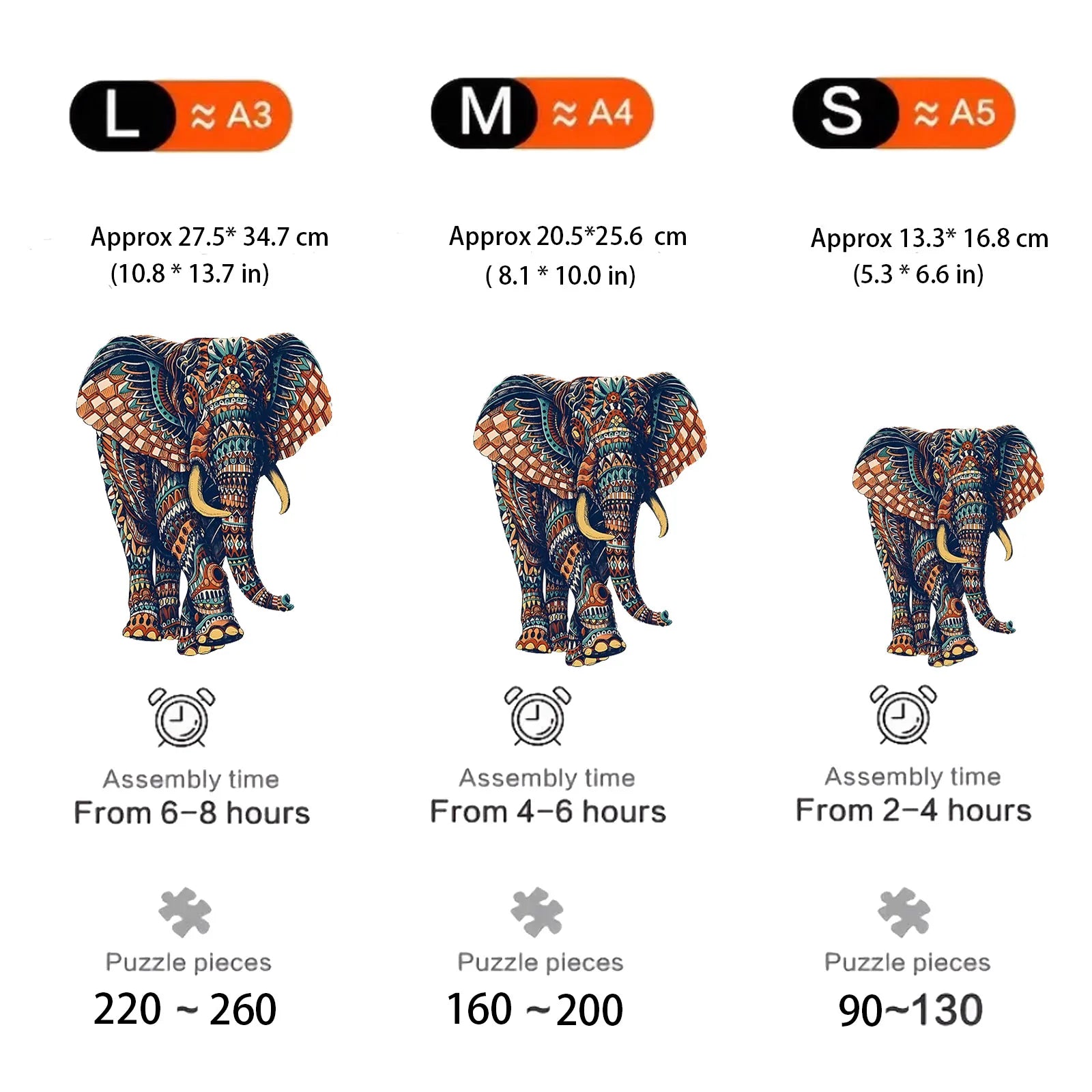 CowLost | product_id-elephant-3d-wooden-puzzle-stress-relief-gift |2