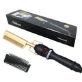 CowLost | tools-hair-iron-straightener-lcd-hot-comb-for-wet-dry-use |18