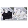 CowLost | product_id-2pcs-women-s-lace-bralette-set-non-wire-crop-top-with-double-straps-removable-pads |11