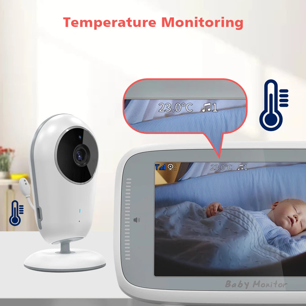 CowLost | 4-0-inch-video-baby-monitor-camera-3x-digital-zoom-two-way-audio-auto-night-vision-720p-hd-security-camera-babysitter-vb615 |14
