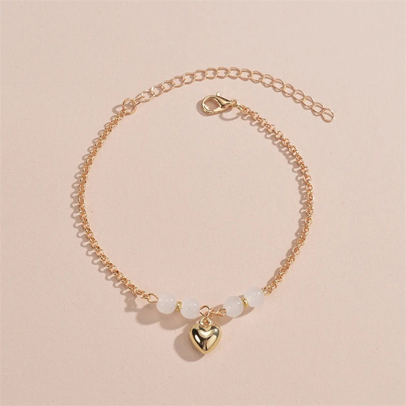 CowLost | vintage-gold-color-double-layer-anklet-for-women-star-pearl-starfish-zircon-pineapple-anklets-bracelets-foot-chain-beach-jewelry |3