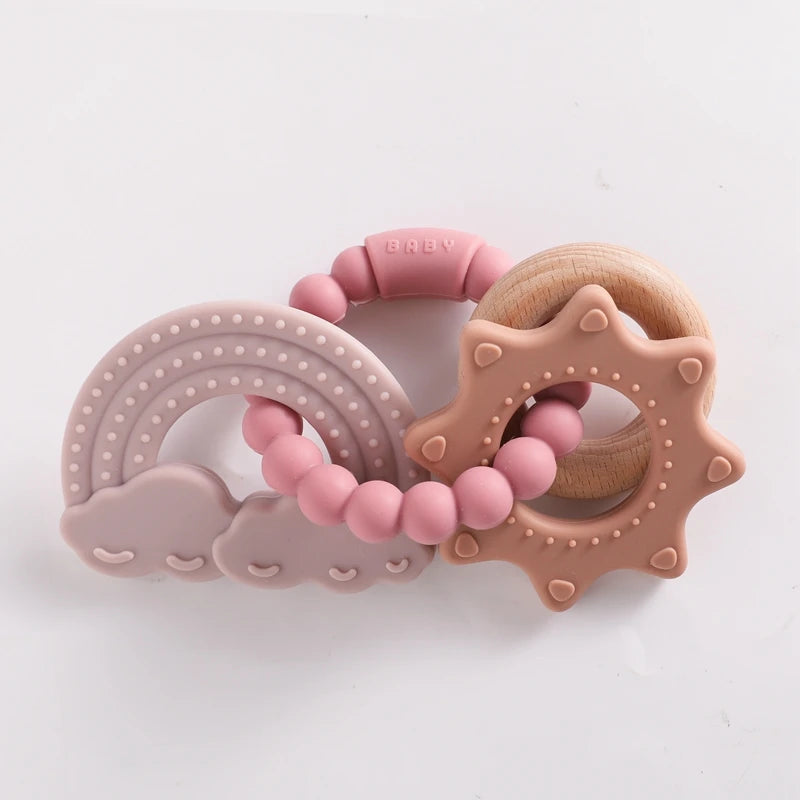 CowLost | baby-transport-accessories-silicone-baby-teether-1pc-food-grade-0-12-months-toy |12
