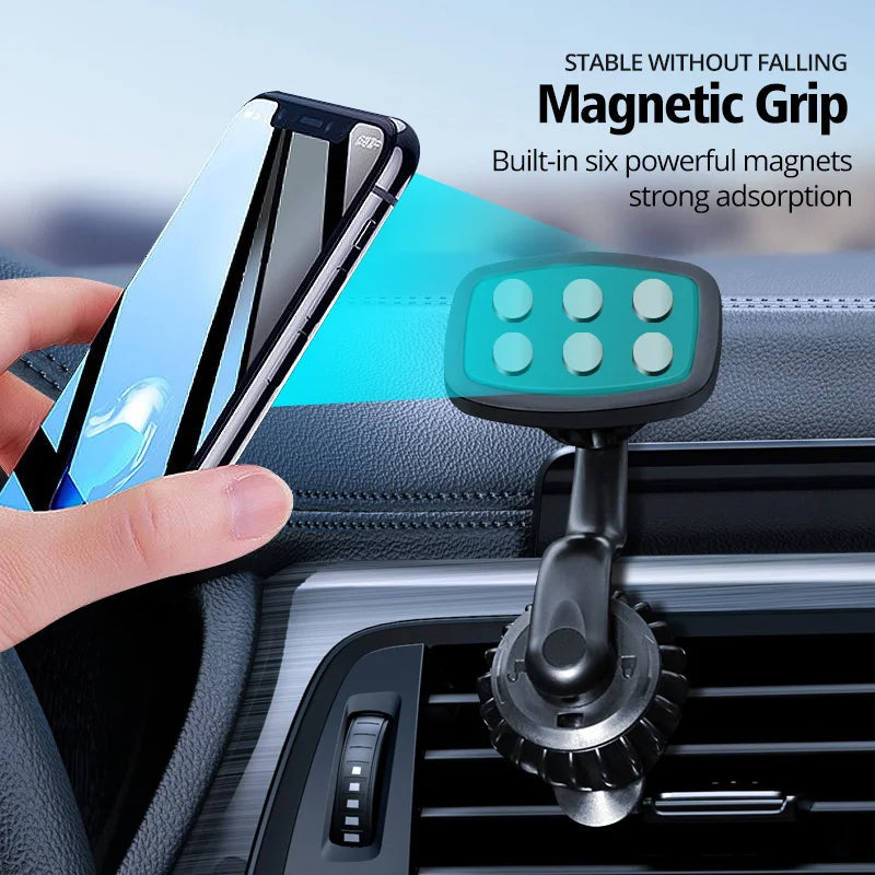 CowLost | universal-magnetic-phone-holder-for-iphone-samsung-magnet-mount-360-rotation-car-air-vent-phone-holder-stand-for-huawei-xiaomi-1 |12