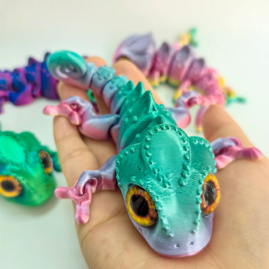 CowLost | product_id-3d-printing-movable-joint-chameleon-fidget-toy-animal-model-ornament-gift |8
