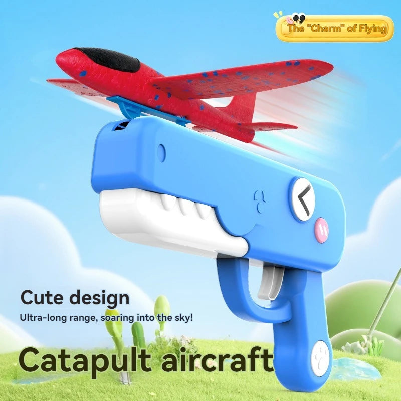 CowLost | product_id-kids-outdoor-foam-plane-glider-launcher-toy-for-camping-gift |6