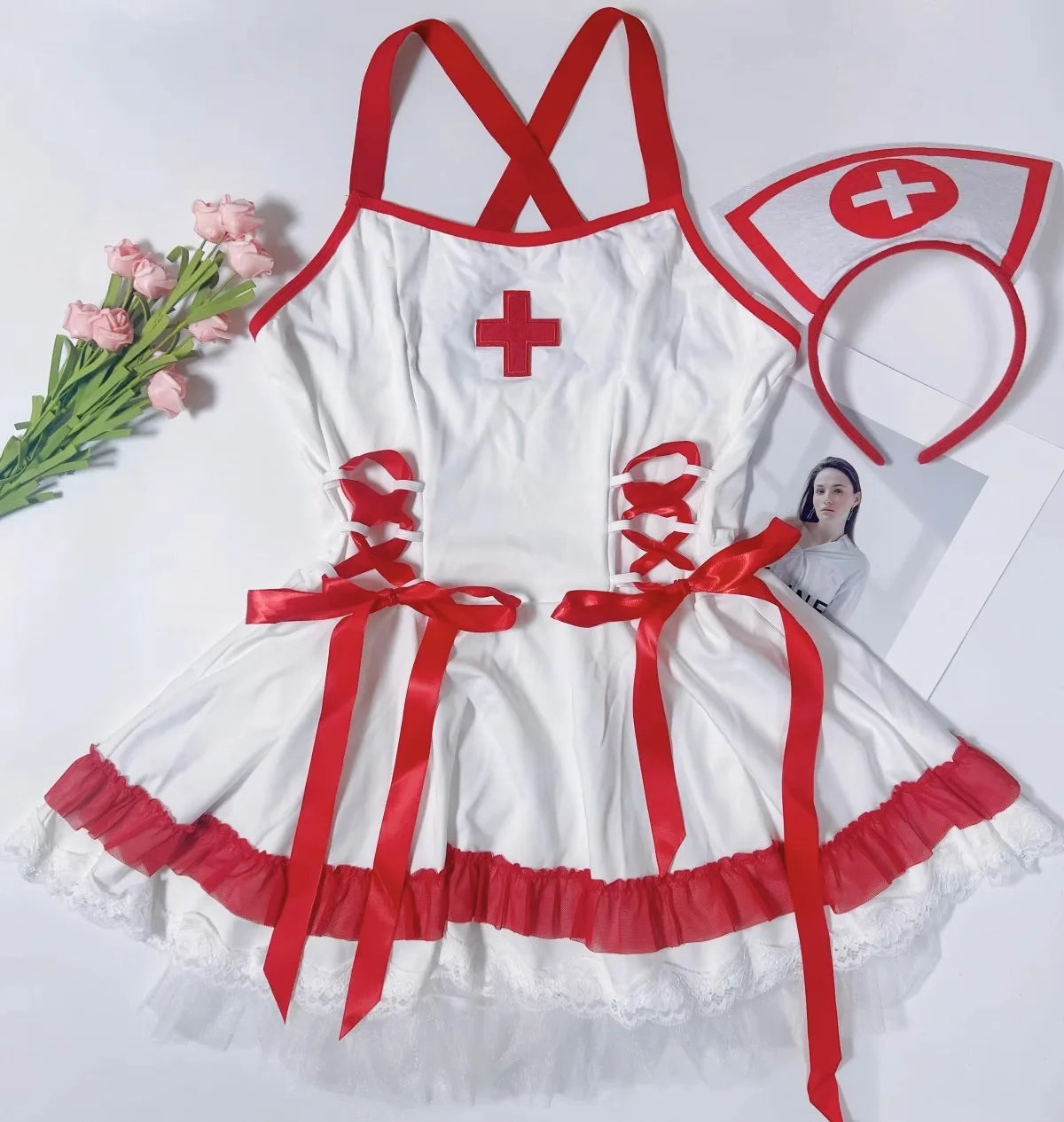 CowLost | sexy-lingerie-erotic-nun-uniform-passion-witch-costume-temptation-cosplay-dress |1