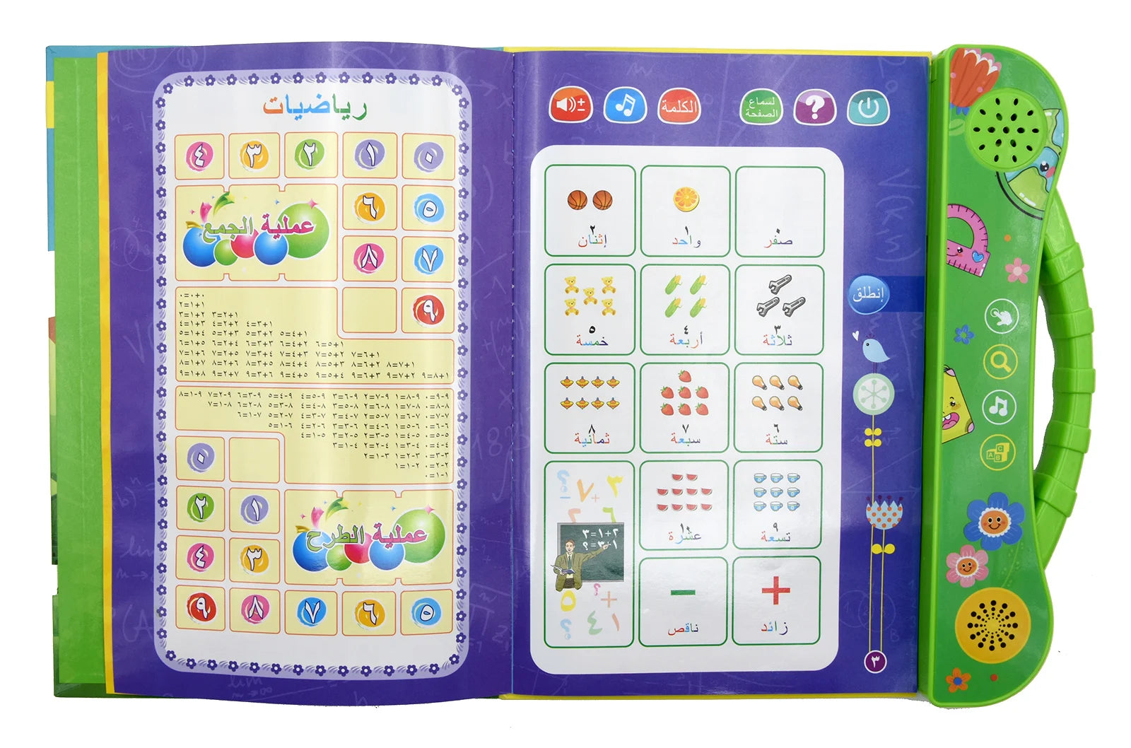 Arabic Interactive Learning Book with Sound Effects for Kids Ages 5-8 Educational Storybook Gift