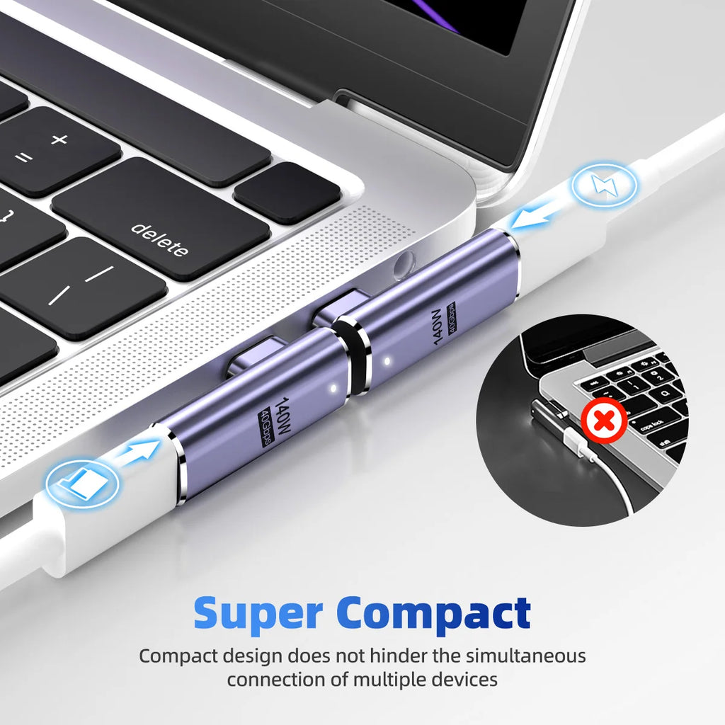 CowLost | product_id-pd140w-magnetic-usb4-0-type-c-otg-adapter-40gbps-thunderbolt-3-fast-charging-8k-120hz-video-converter-for-tablet-smartphone |3