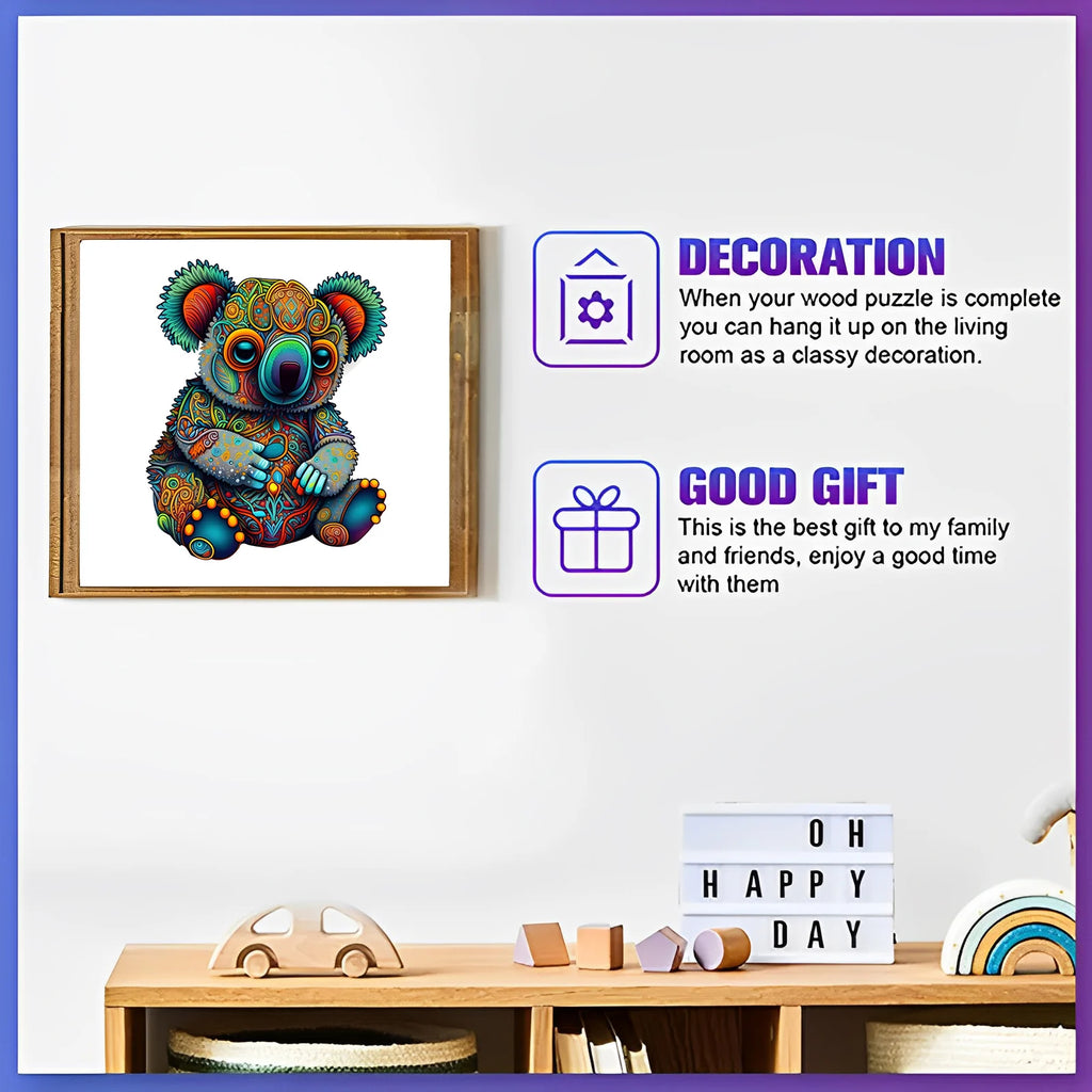 CowLost | product_id-koala-wooden-jigsaw-puzzle-irregular-animal-pattern-educational-toy-gift-for-halloween-christmas |7