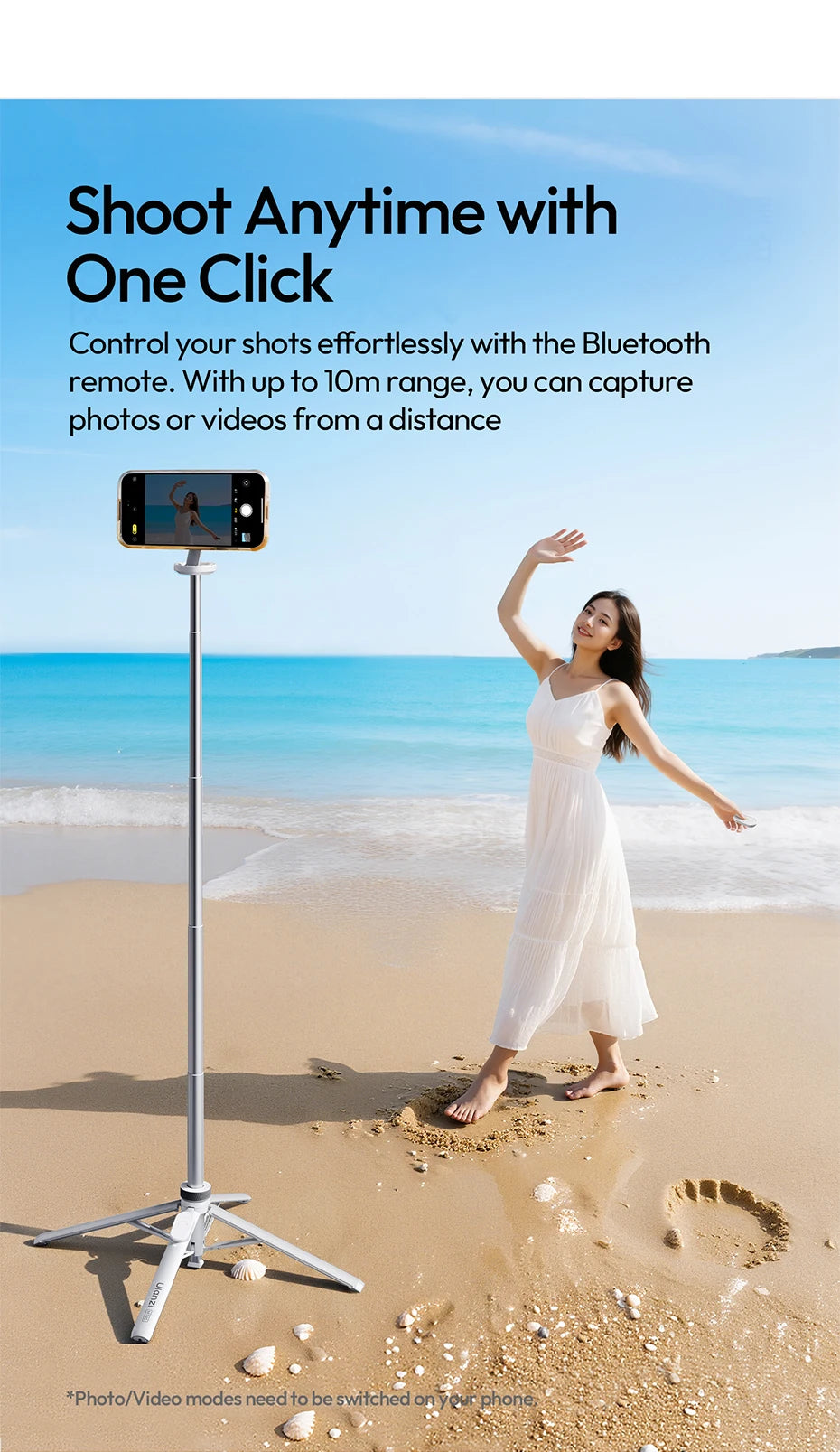 CowLost | ulanzi-mt-85-automatic-phone-tripod-magsafe-selfie-stick-for-iphone-17-16-15 |17