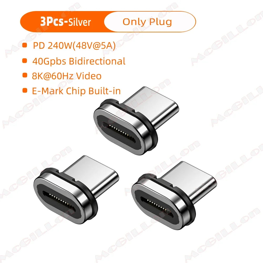 CowLost | product_id-usb4-type-c-magnetic-fast-charge-adapter-240w-pd-40gbps-8k-60hz-for-iphone-15-16-pro-max-macbook-samsung |16