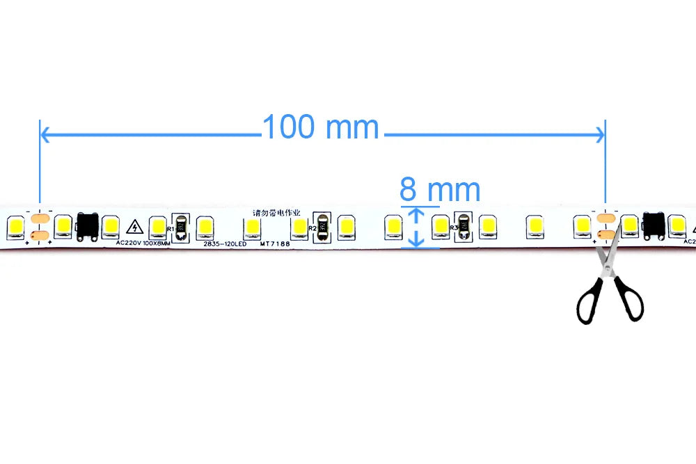CowLost | 110v-220v-led-strip-2835-120leds-m-home-lamp-strip |12
