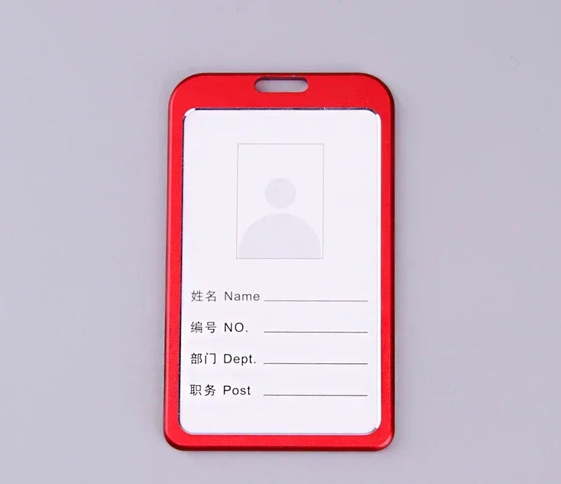 1 Pcs Aluminum Alloy Card Cover Case Bank Business Work Card Holder