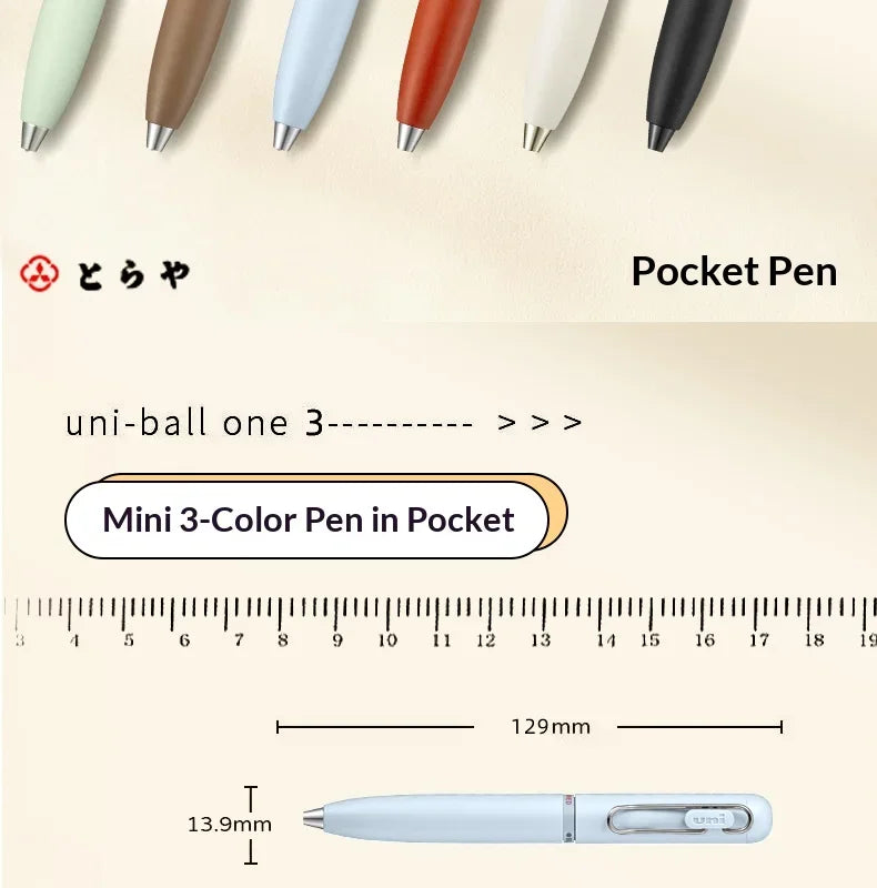 CowLost | product_id-uni-ball-one-ume3-sr-3-in-1-mini-gel-pen-ultra-smooth-rich-pigment-ink-0-5mm-professional-office-use |8
