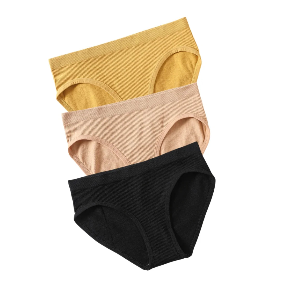 CowLost | product_id-3pcs-womens-seamless-low-rise-full-coverage-briefs |12