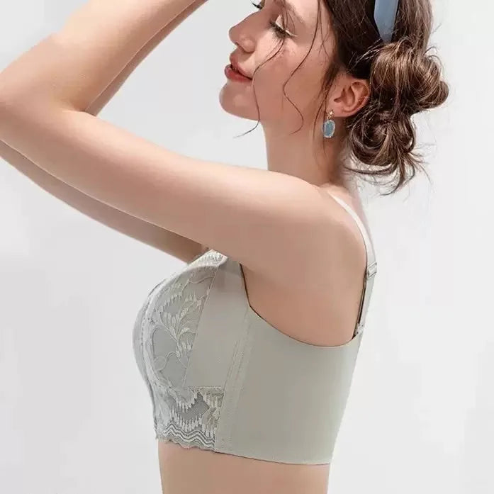 CowLost | product_id-womens-front-zipper-bra-with-back-gathering-correction-anti-sagging-comfort-warmth |2