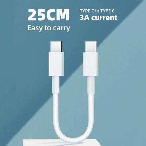 CowLost | product_id-0-25m-usb-c-to-usb-c-20w-fast-charging-cable-for-samsung-huawei-macbook-pro-xiaomi |2