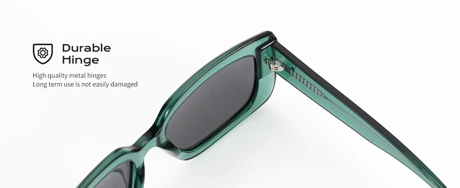 CowLost | zenottic-women-large-rectangle-polarized-sunglasses-thick-frame-uv400-protection |12