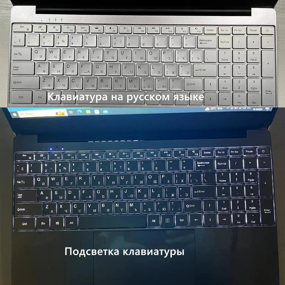 CowLost | laptop-15-6-inch-ips-screen-16gb-ram-intel-11th-n5095-business-netbook-windows-10-11-pro-gaming-office-notebook |2