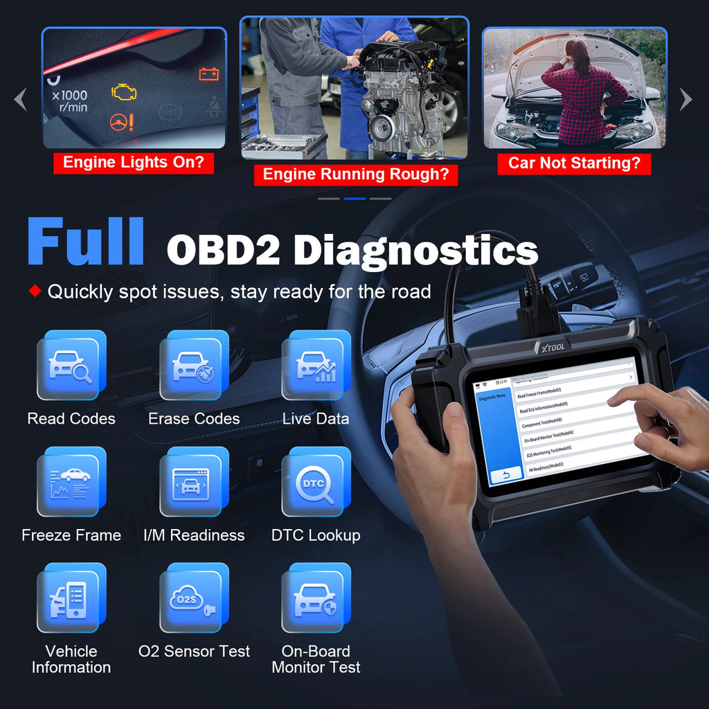 CowLost | xtool-d5s-car-diagnostic-tools-5-system-auto-obd2-scanner-ecu-reset-abs-epb-srs-engine-at-scanner-16-reset-lifetime-free-update |4