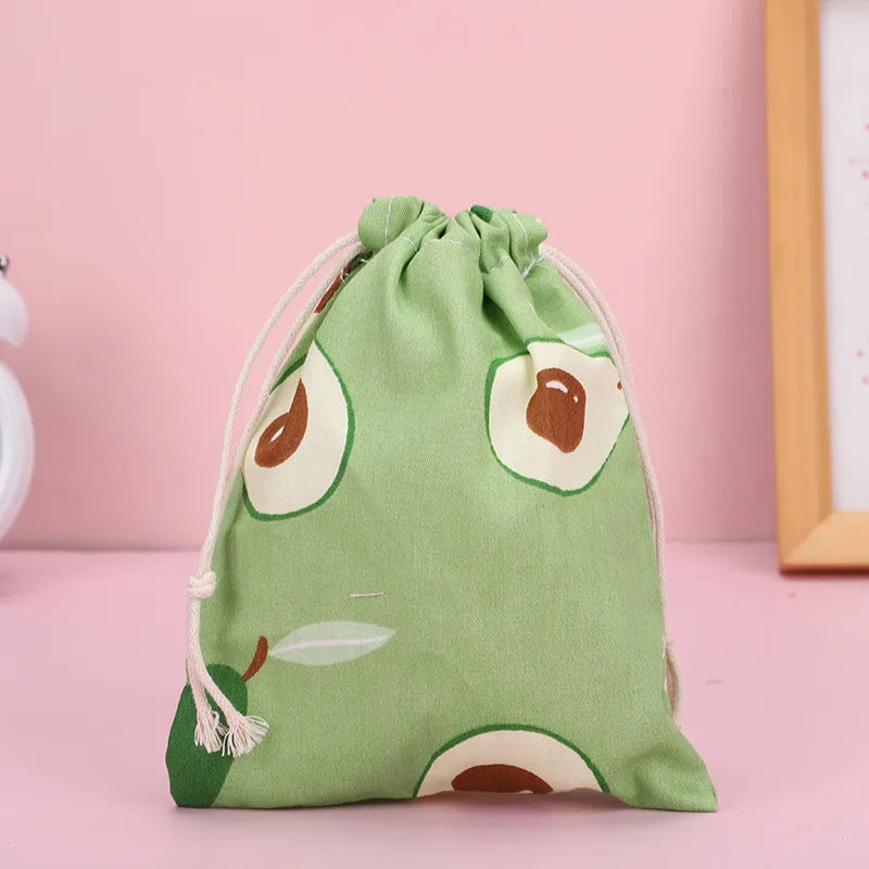 CowLost | wallets-money-clips-mini-fruit-print-drawstring-bag-for-candy-and-jewelry-organizer |14