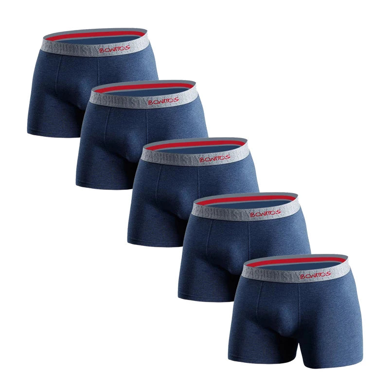 CowLost | 5pcs-sexy-underwear-for-man-cotton-underpants |12