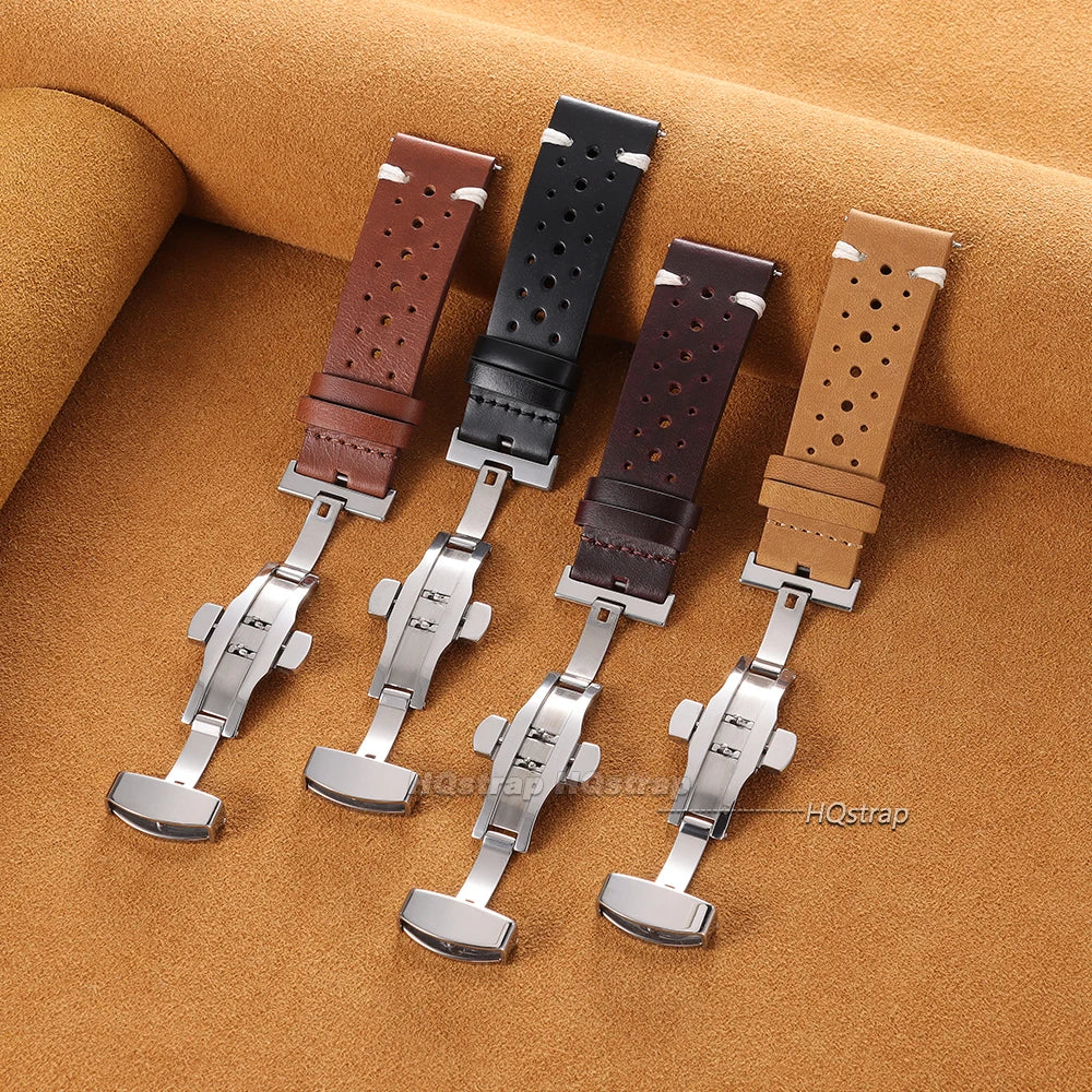CowLost | bracelets-product_id-handmade-genuine-leather-cowhide-watch-band-20mm-22mm-with-quick-release-butterfly-buckle |5
