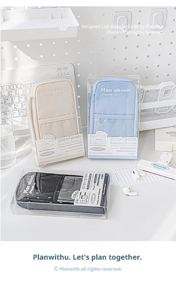 CowLost | product_id-planwith-multi-purpose-standing-pencil-bag-with-detachable-3-layer-desktop-organizer-for-school-work |21