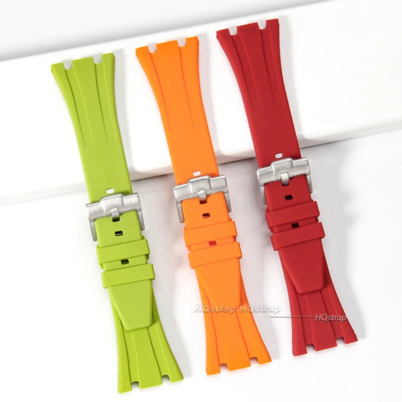 CowLost | bracelets-product_id-27mm-silicone-waterproof-watchband-for-ap-royal-oak-offshore-series-15400-15703-26470 |9