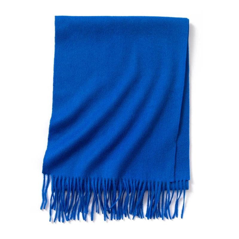 CowLost | winter-pure-long-wool-scarf-women-luxury-brand |62