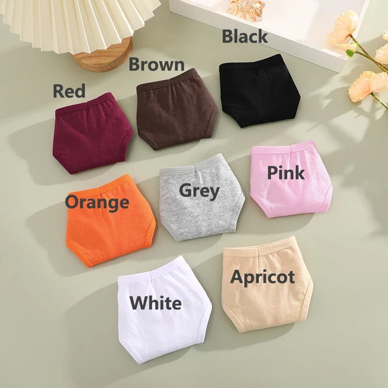 CowLost | activewear-pants-5pcs-women-cotton-solid-color-g-string-panties-set |2