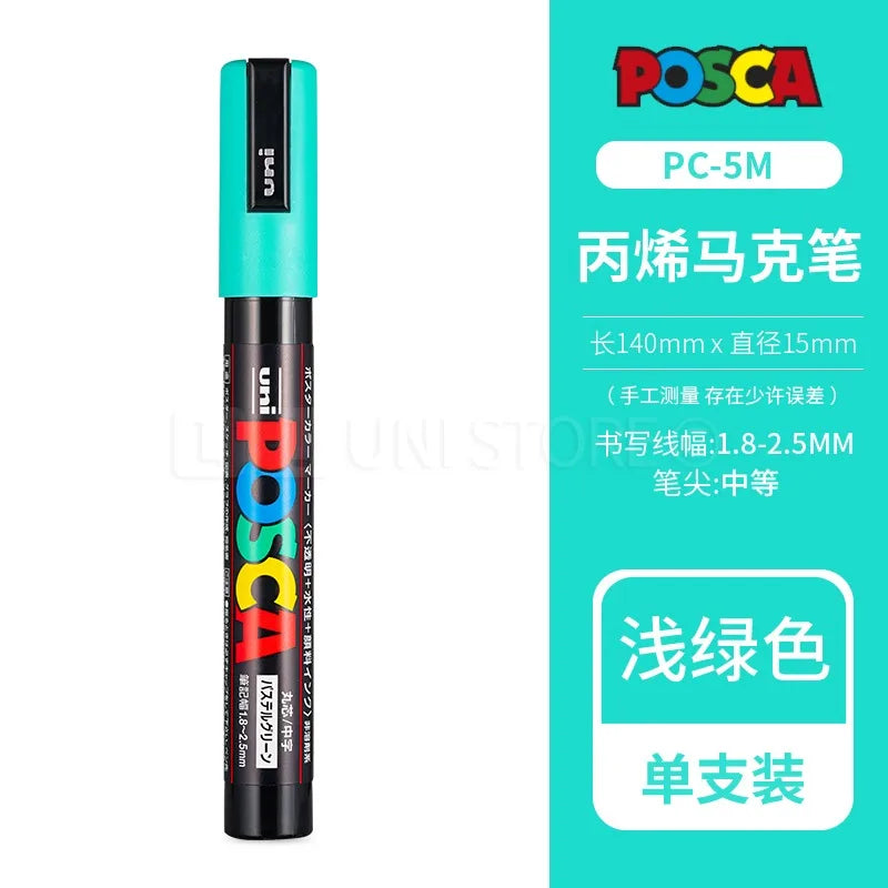 CowLost | product_id-uni-posca-pc-1m-3m-5m-multi-color-acrylic-permanent-marker-for-fabric-rock-metal-pop-posters-graffiti |36