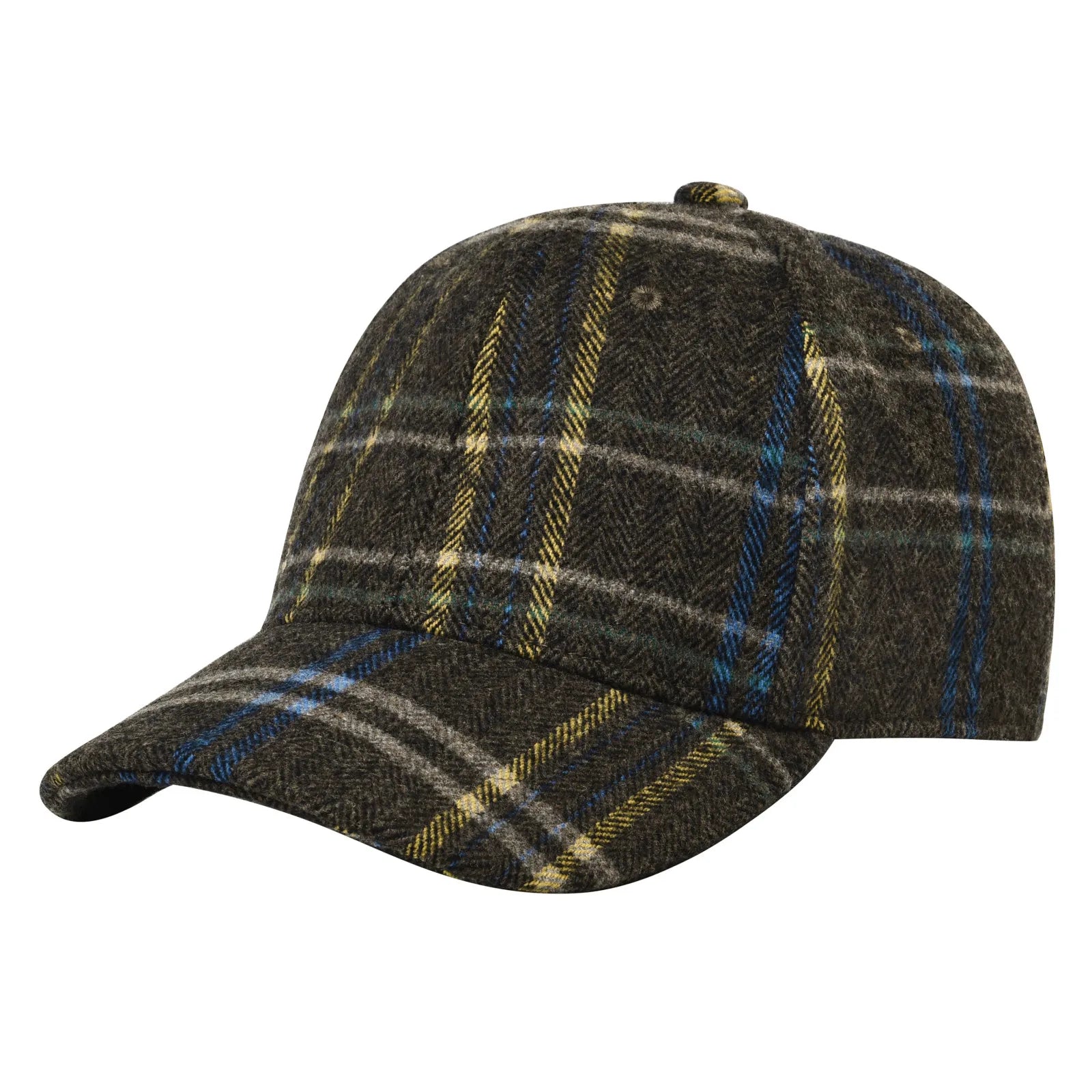 CowLost | botvela-mens-wool-tweed-baseball-cap-casual-style-soft-adjustable-unstructured-hat |22