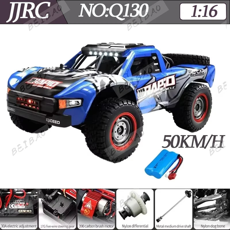 CowLost | fencing-barriers-jjrc-q130-70km-h-4wd-brushless-motor-rc-car-high-speed-drift-monster-truck |46