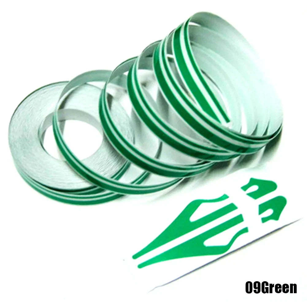 CowLost | 1pc-9-8m-1roll-car-waistline-body-decal-sticker-double-line-rubber-strip-fashion-personality-high-end-small-color-bar-auto-parts |22