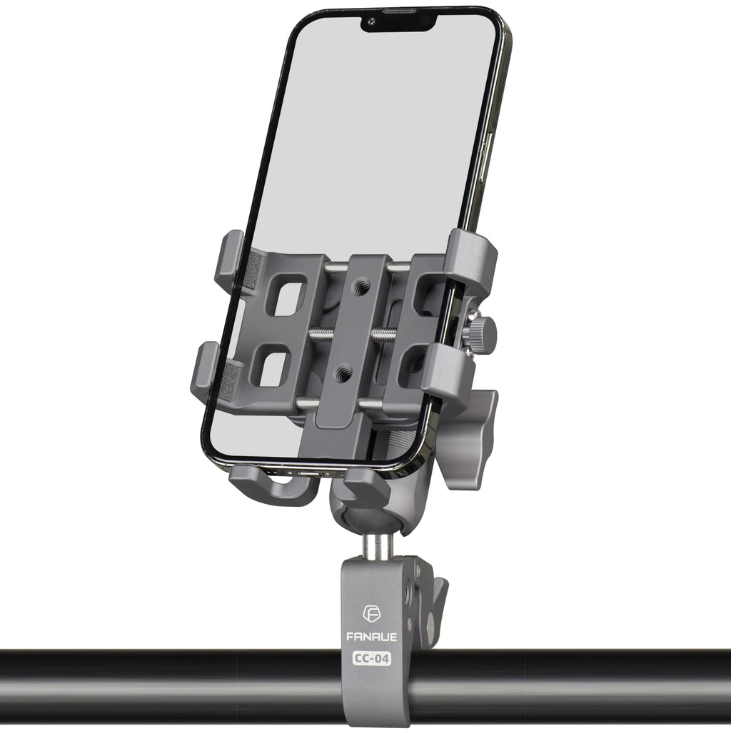 CowLost | product_id-fanaue-aluminum-motorcycle-phone-mount-with-vibration-dampener-for-atv-utv-scooter-handlebars |13