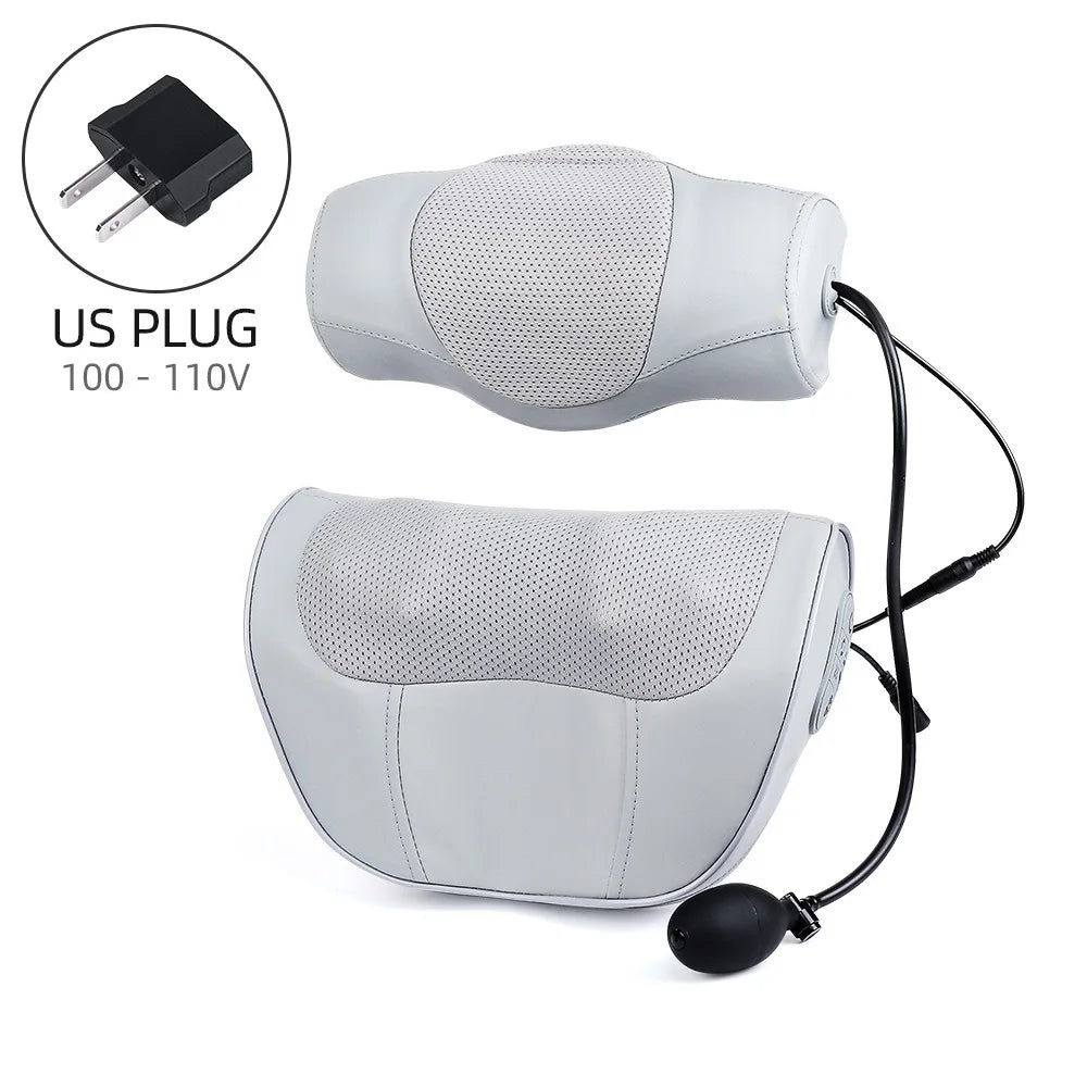 2 IN 1 Electric Neck And Back Massage Pillow