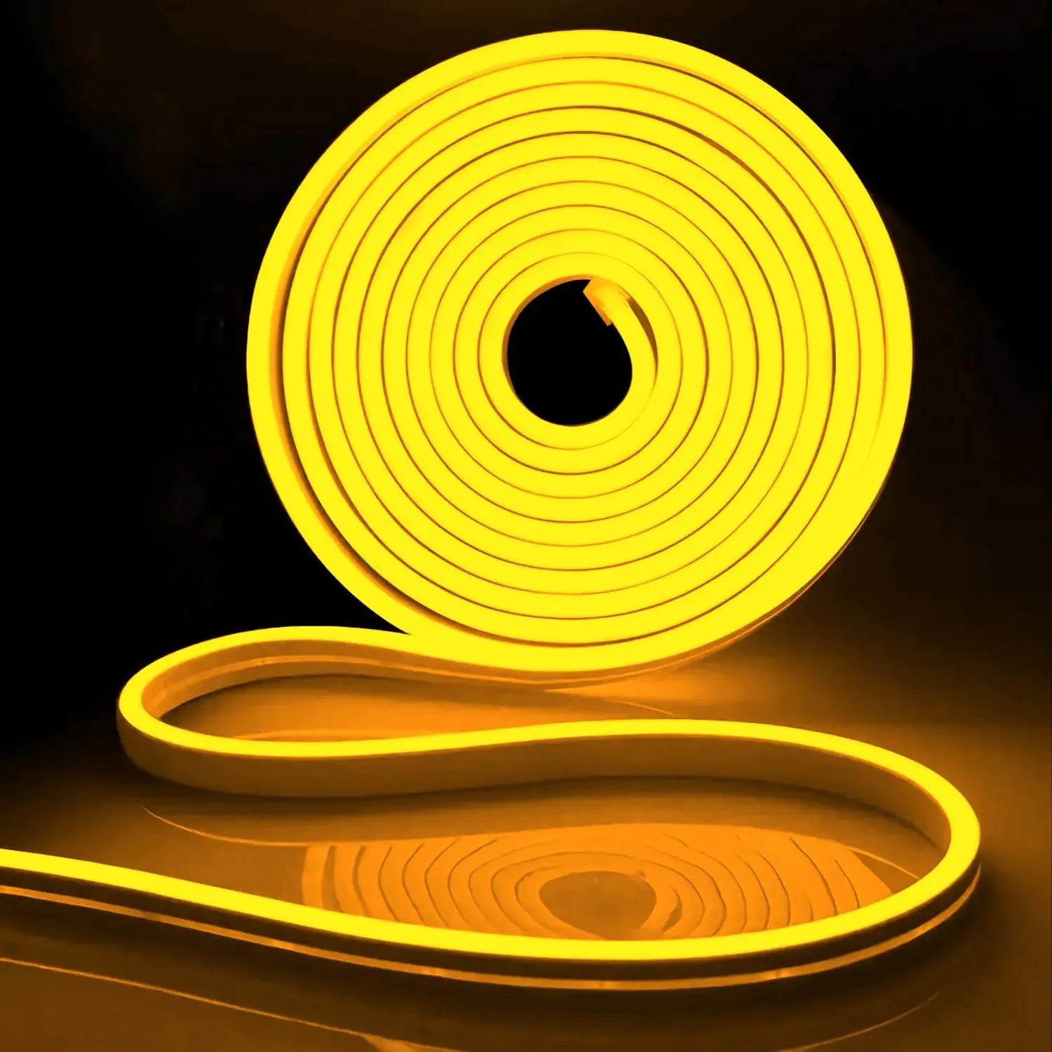 10M Warm White Neon LED Strip 120 LEDs/m IP65 Waterproof Cuttable for Indoor Outdoor Decor