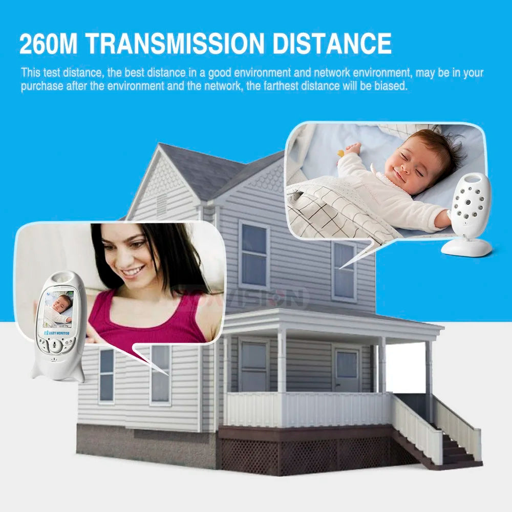 CowLost | vb601-video-baby-monitor-wireless-2-0-lcd-babysitter-2-way-talk-night-vision-temperature-security-nanny-camera-8-lullabies |2