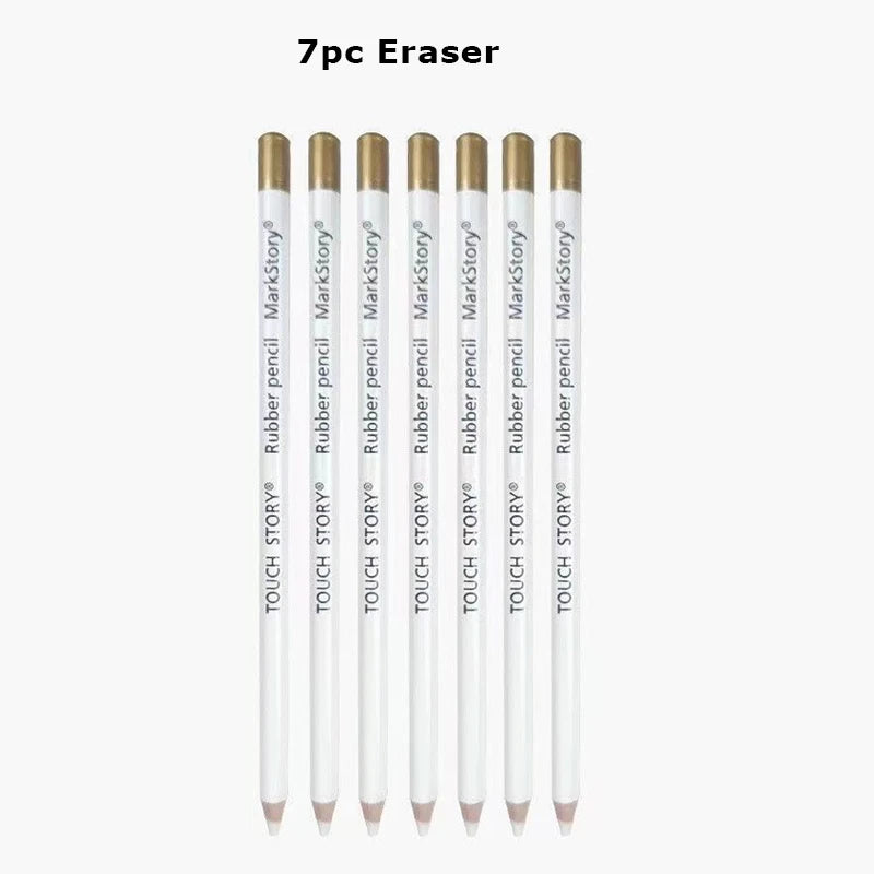 CowLost | product_id-5-12pcs-rubber-pencil-erasers-highlighter-art-pens-for-drawing-sketching-accessories |11