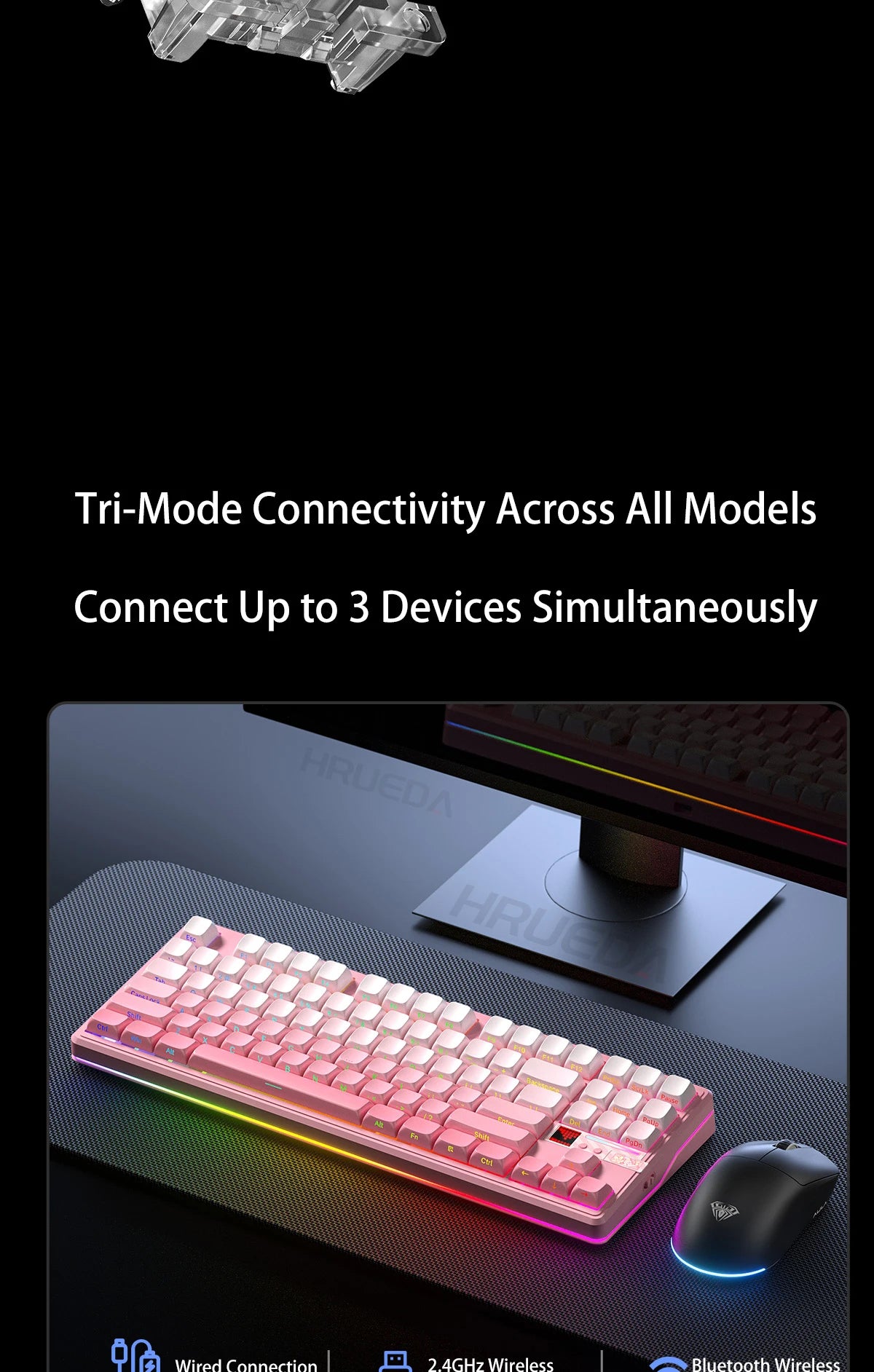 CowLost | aula-f87-pro-v2-mechanical-keyboard-3-modes-wireless-10000mah-long-battery-life |23