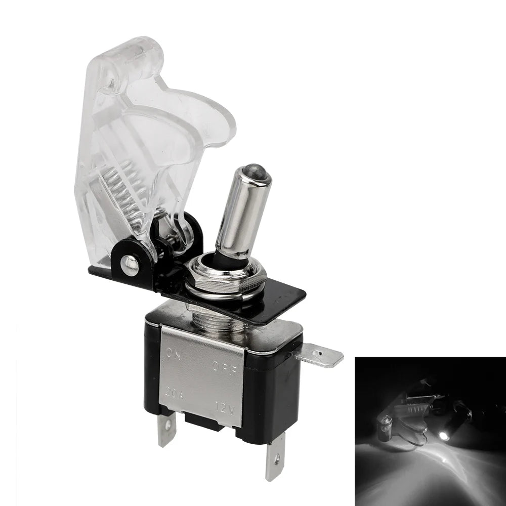 CowLost | product_id-12v-20a-spst-toggle-rocker-switch-with-led-and-protective-cover-for-car-on-off-control |15