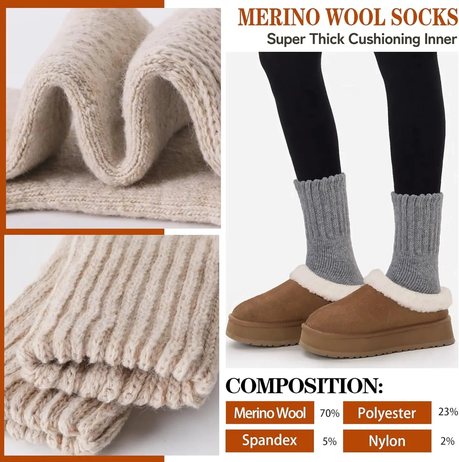 CowLost | sporting-goods-merino-wool-thermal-boot-socks-for-women |2