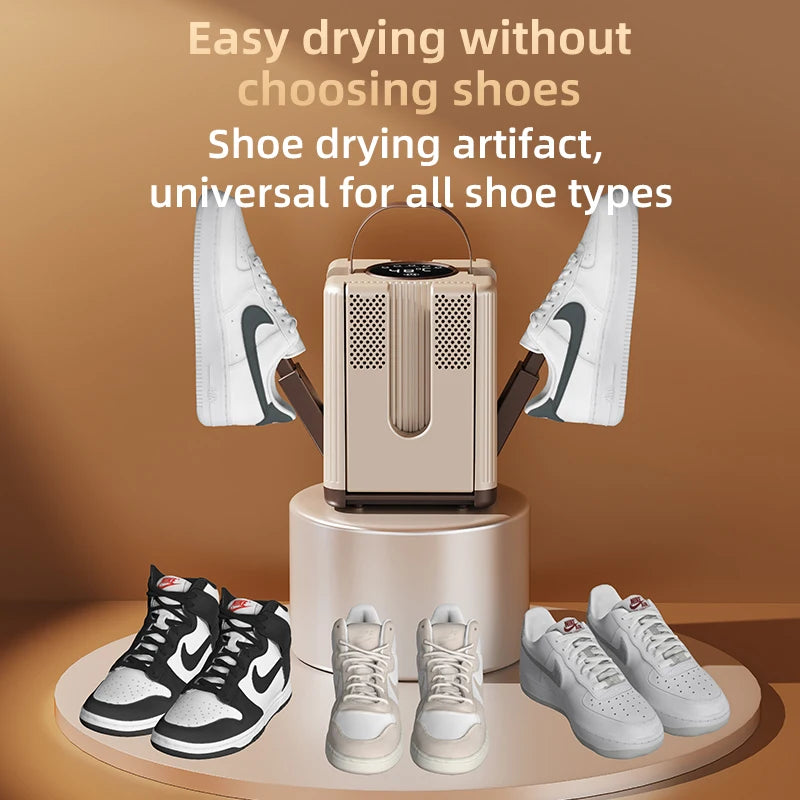 CowLost | product_id-homefish-six-arm-foldable-electric-shoe-and-boot-dryer-with-timer-200w-portable-shoe-warmer |2