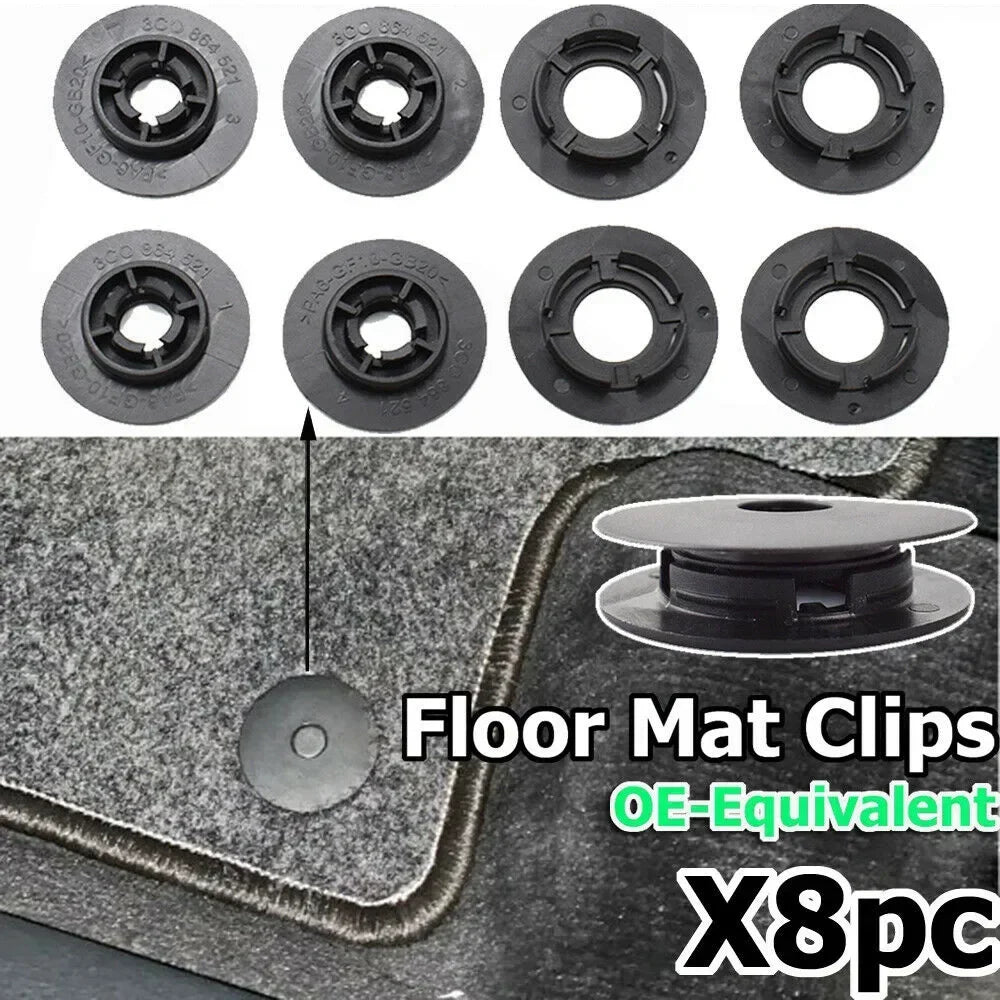 CowLost | product_id-8pcs-anti-slip-car-foot-pad-clamp-fasteners-for-volkswagen-audi-skoda |3