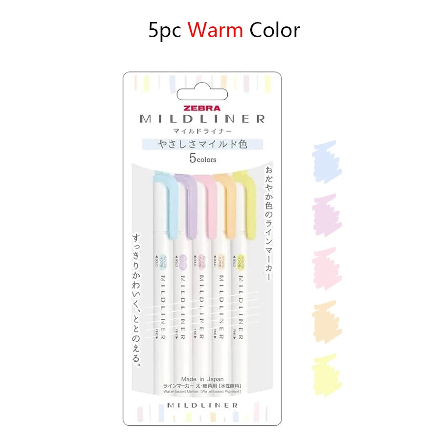 CowLost | product_id-zebra-mildliner-highlighters-5-40-colors-dual-tip-markers-for-art-and-drawing |10