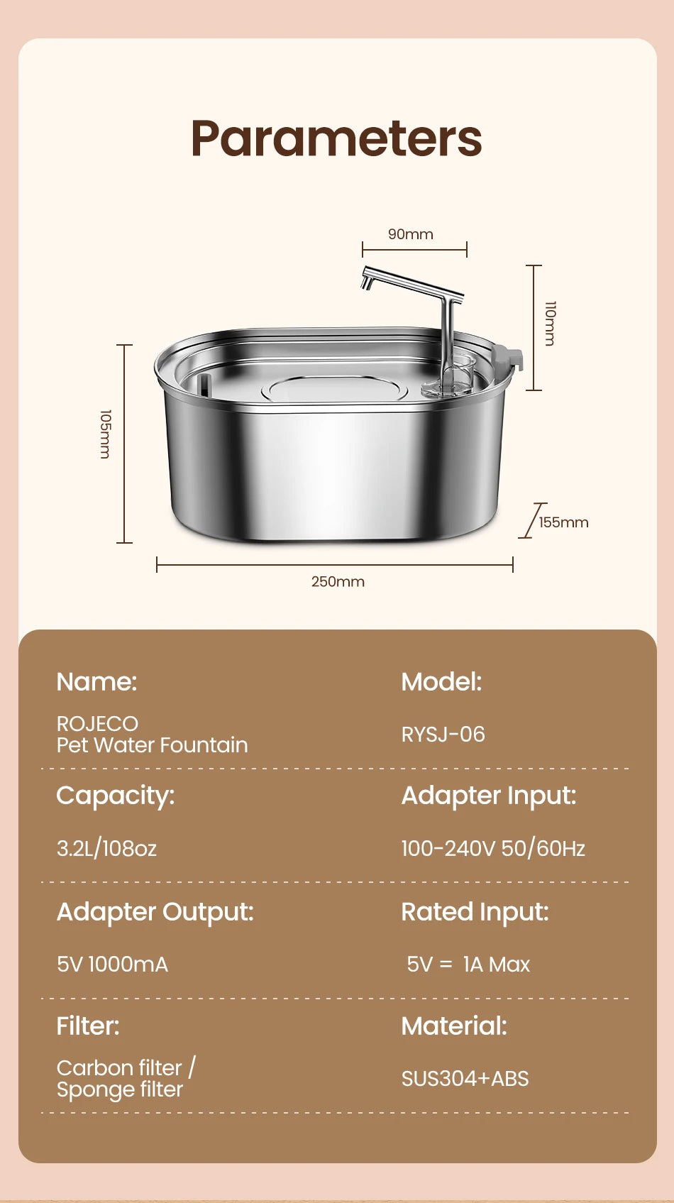 CowLost | cat-food-rojeco-stainless-steel-automatic-cat-water-fountain-with-filter |19