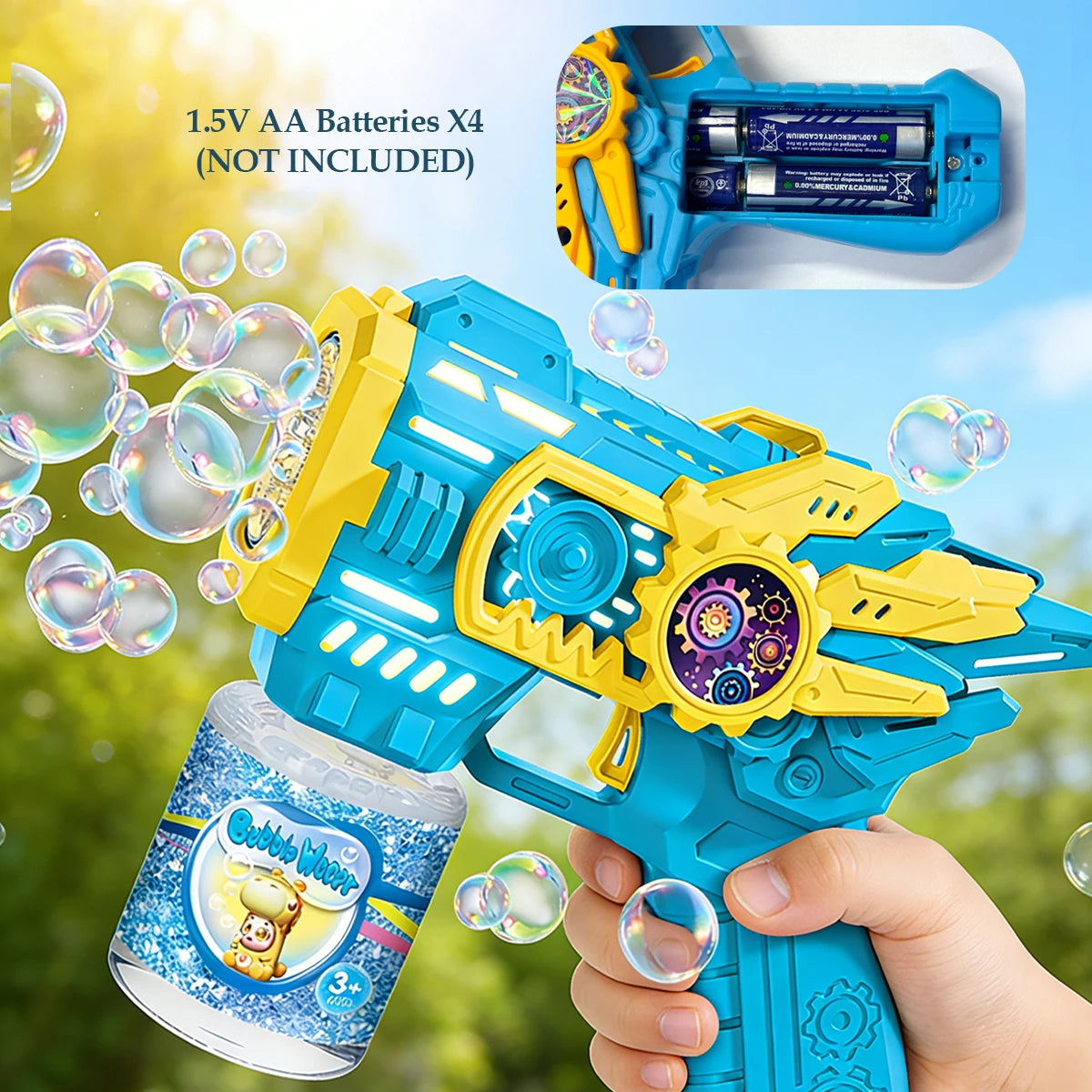 CowLost | product_id-electric-bubble-gun-toy-for-kids-handheld-automatic-outdoor-summer-gift-no-bubble-liquid |3